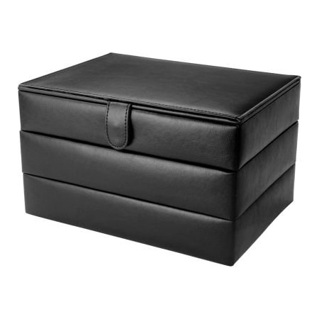 Barska Barska BF12708 Chri Bliss Jewelry Case JC-500, Aluminum, Black, 11"L x 9"W x 9"H BF12708